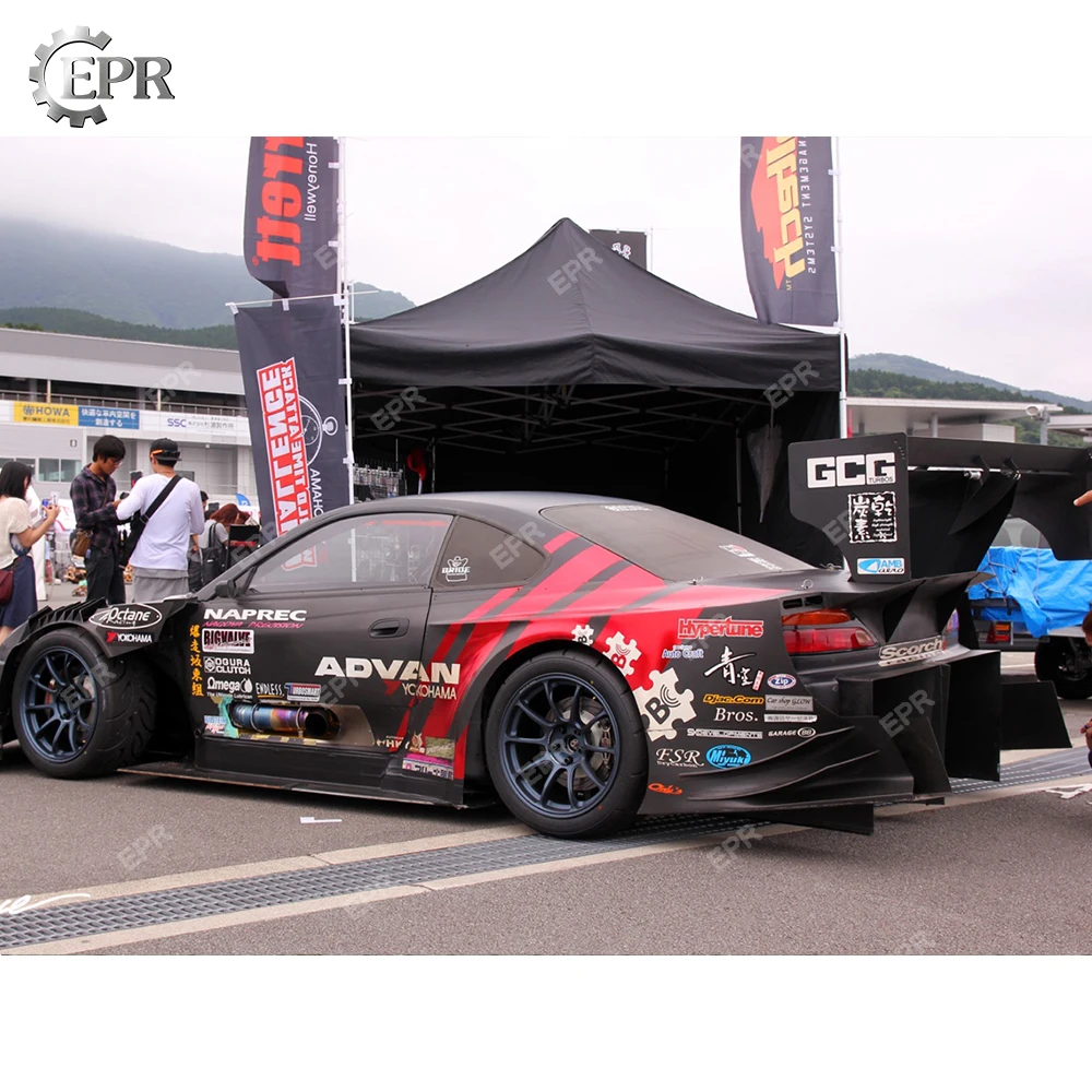 Для Niisan Silvia S15 OEM Замена передней фары из углеродного волокна (слева)|Обвесы| |
