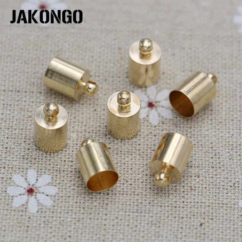 JAKONGO концевые Заглушки для бус ювелирные изделия DIY кожаный браслет кисточки