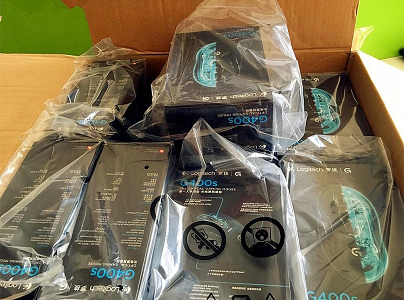 На подлинный и Проводная оптическая игровая мышь logitech G400s 4000 точек/дюйм, Розничная коробка