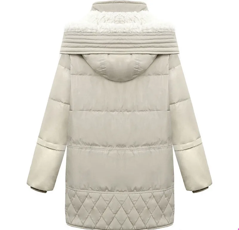 Лидер продаж длинный зимний пуховик в европейском и американском стиле большие