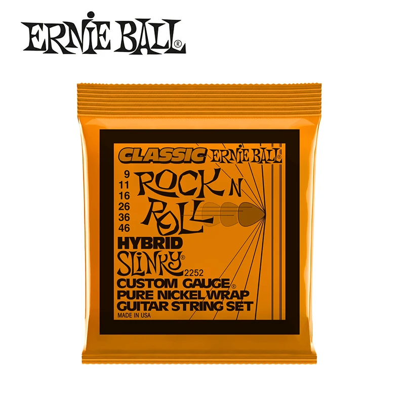 3 Packs! Original Ernie Ball 2252 Classic Pure Nickel Wrap Hybrid Slinky Electric Guitar Strings 9-46
3 Packs! Original Ernie Ball 2252 Classic Pure Nickel Wrap Hybrid Slinky Electric Guitar Strings 9-46