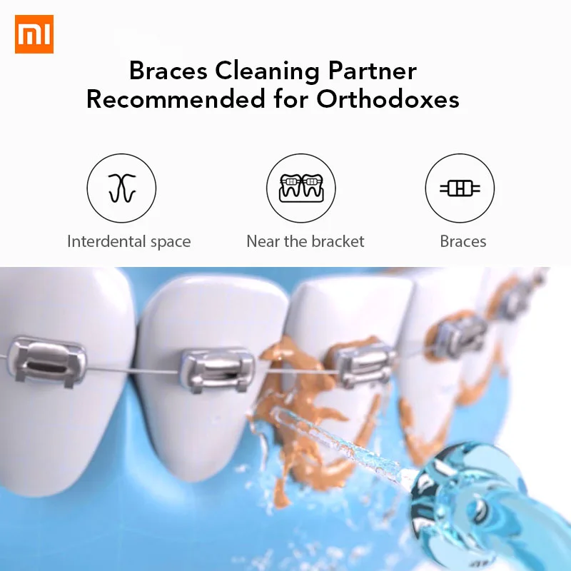 Xiaomi Mi Youpin SOOCAS беспроводной портативный умный водный Флоссер для чистки зубов по утрам и мытья зубов