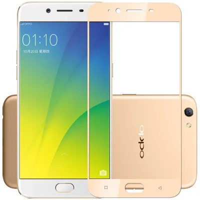 3D Tempered Glass For Oppo R9S Full Cover 9H Protective film Explosion-proof Screen Protector F1 Plus | Мобильные телефоны и