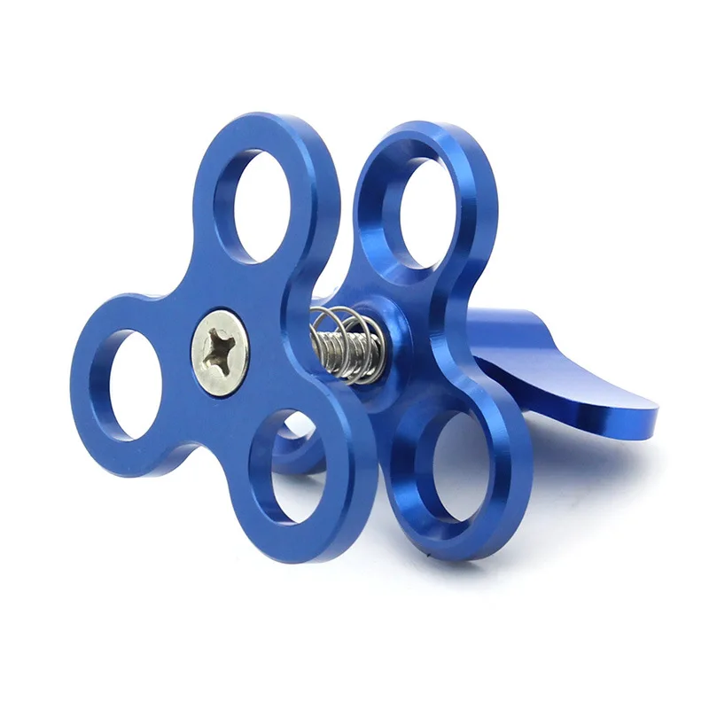 Aluminum 3-holes Ball Joint Support Clip For Diving Sports BC05 | Лампы и освещение