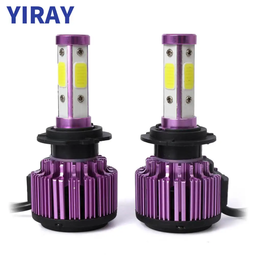 YIRAY 2 шт. 100 Вт 8000лм Автомобильные светодиодные фары H4 HB2 9003 Hi/Low Beam H7 9005 HB3 H10 9006 HB4 H13 H11