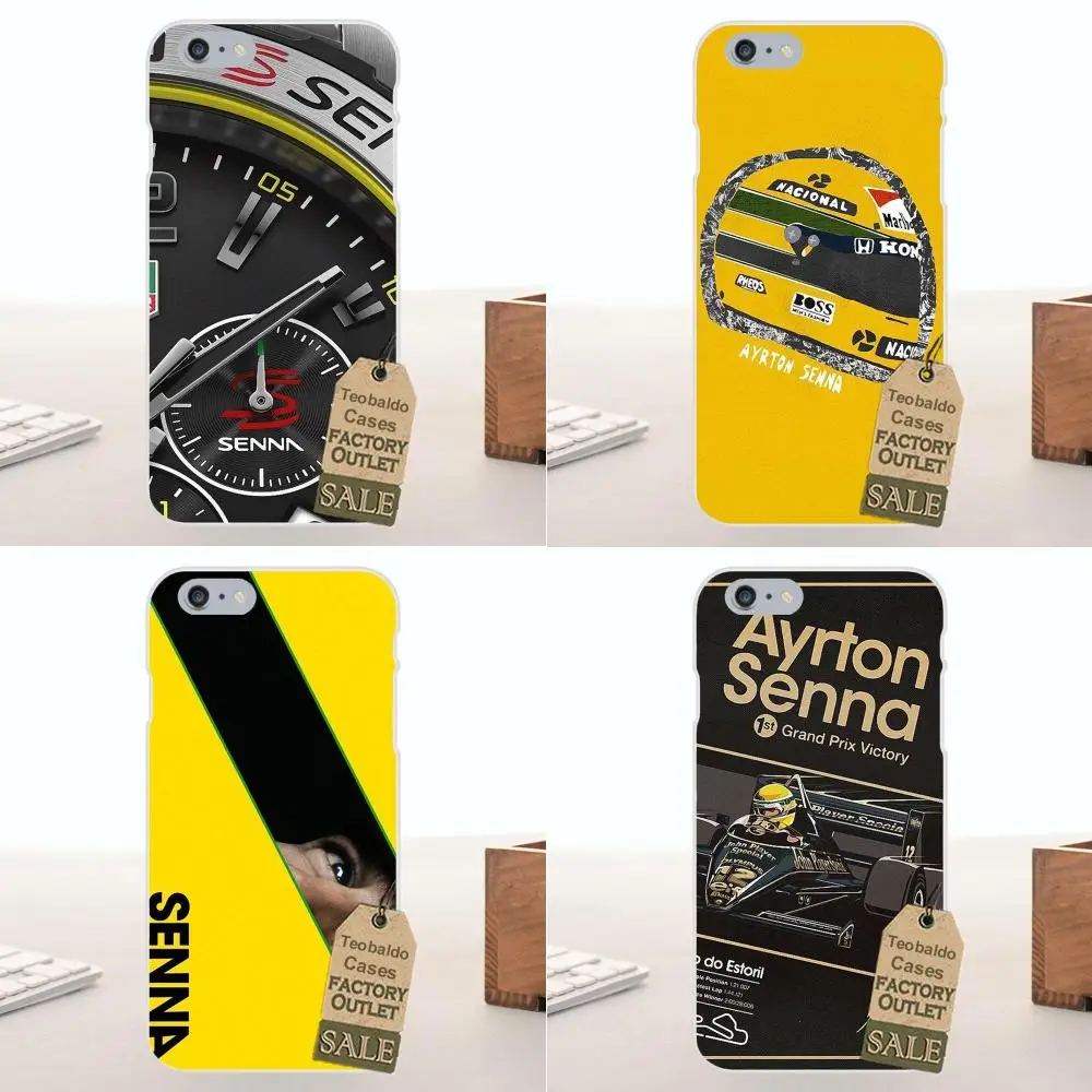 Tpwxnx Ayrton Senna Racing логотип TPU милая кожа для Apple iPhone 4 4S 5 5C SE 6 6S 7 8 Plus X LG G4 G5 G6 K4 K7 K8