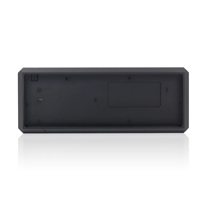 KBDfans 5 градусов 60% Клавиатура Алюминиевый Чехол gh60 чехол подходит gh60 покер dz60 xd60 - Цвет: Black