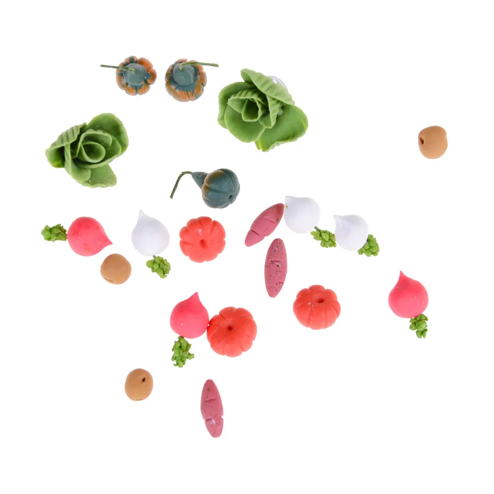 20PCS/set Funny Kitchen Fruit Vegetables Food Toy Cutting Set Kids dollhouse Pretend Role Play Simulation Toys | Игрушки и хобби