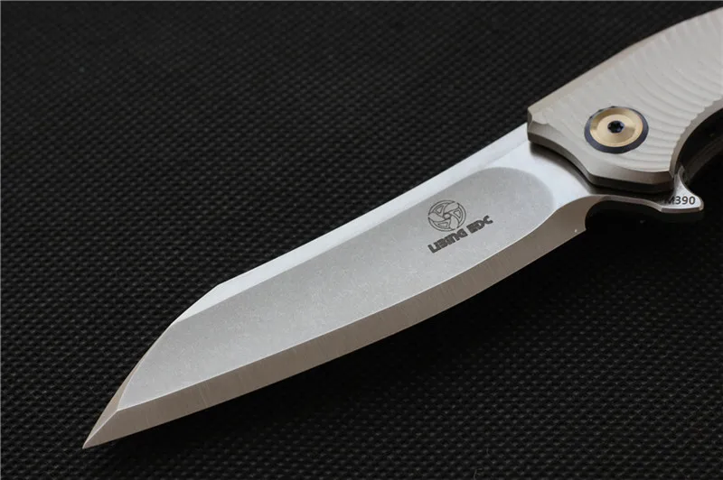 Новый оригинальный складной нож-Флиппер LiBing Elf с титановой ручкой лезвие M390
