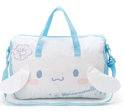 Складная дорожная сумка на колесиках с милым мультяшным принтом Hello Kitty My Melody для