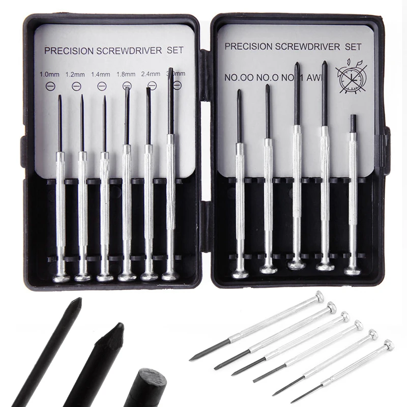 

New 11pcs/set Micro Precision Screwdriver Set for Watch Jewelry Glasses Repairs Tool