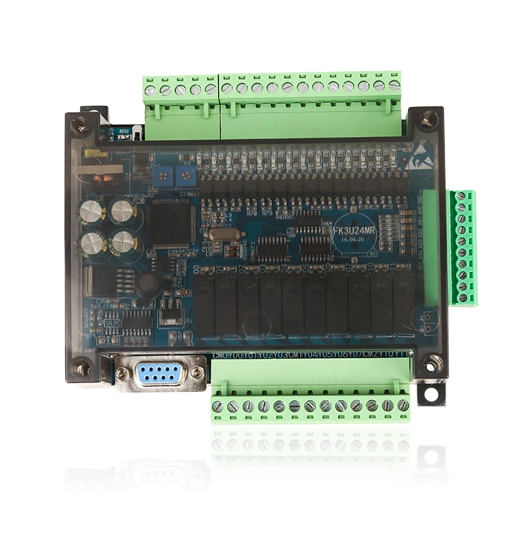 FX1N FX2N FX3U 24MR или 24MT 6AD 2DA PLC RS232 RS485 Modbus RTU 24VDC для Mitsubishi PLC|rtu|rtu modbusplc rtu |