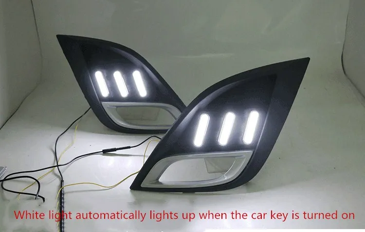 Qirun светодиодные противотуманные фары светильник для Mazda 3 Axela 2010 2012 монитор
