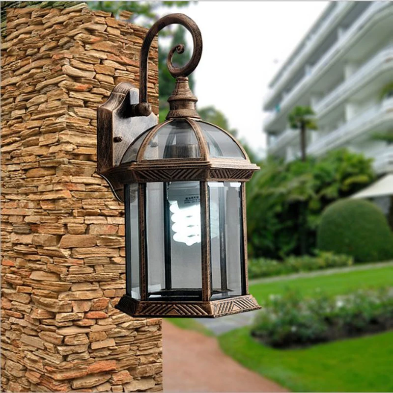 Waterproof Outdoor Wall Lamp European Courtyard Garden Villa E27 Lighting | Освещение