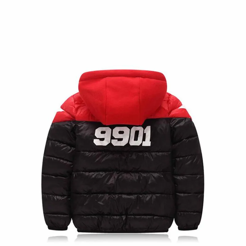 Новинка 2018 детские зимние куртки теплое пуховое пальто с капюшоном для мальчиков