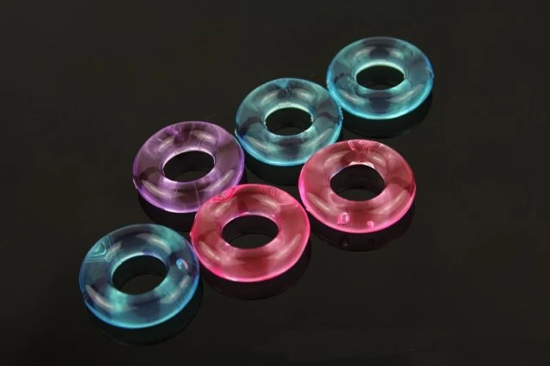 10 шт./компл. кольца для задержки эякуляции гибкие клитора Пенис с клеем интимные