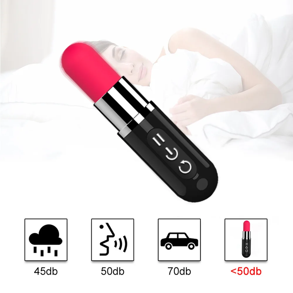 2019 New Lipsticks Vibrator Mini Electric Bullet Massager Clitoris Stimulator Erotic Product Sex Toys for Woman | Красота и здоровье