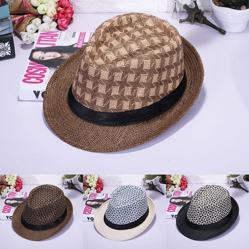 Модные штаны на лето/осень модные унисекс треугольник соломенной шляпе Джаз с