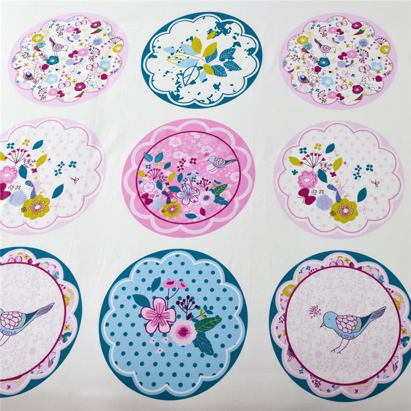 Прекрасных цветов простые маленькие шаблон постельные принадлежности 100% хлопок