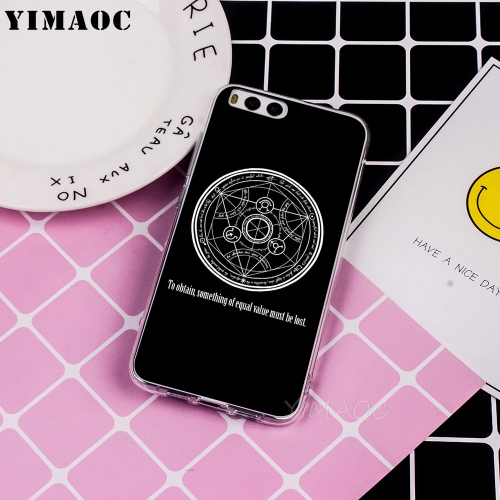 YIMAOC Стальной алхимик братьев чехол для Xiaomi Redmi 6 4X 5A 4A S2 Note 4 5 Pro Plus Mi 8 9SE A2 A1 MiX 2S MAX 3 |