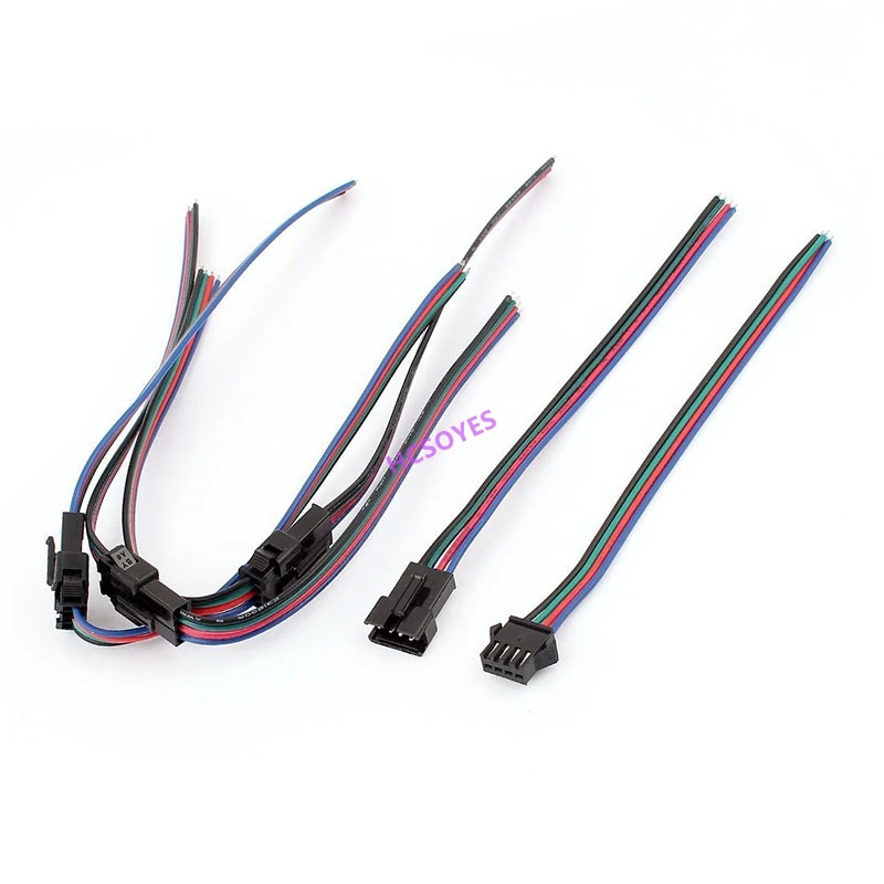 5 пар 2 3 4pin Pin JST разъем 2x15 см мужской/женский led для ws2812b ws2811 СИД свет лампы Драйвер