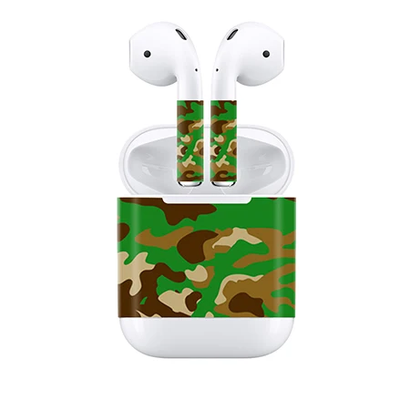 2 шт./лот виниловая наклейка с камуфляжным дизайном наушники для AirPod скины