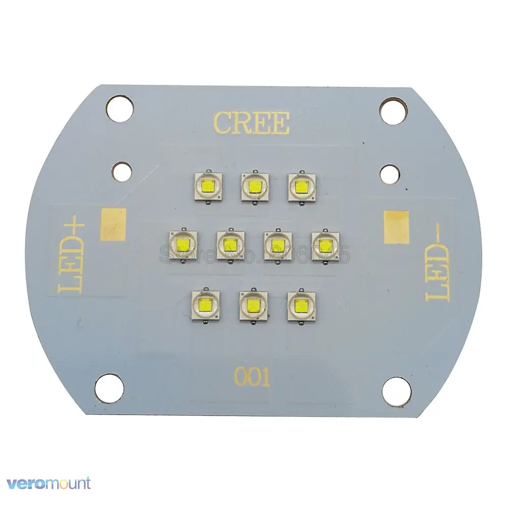 30 Вт Cree XLamp XP E2 XPE2 10 светодиодов холодный белый 6000 K 6500 2220LM 1000mA DC30 36V