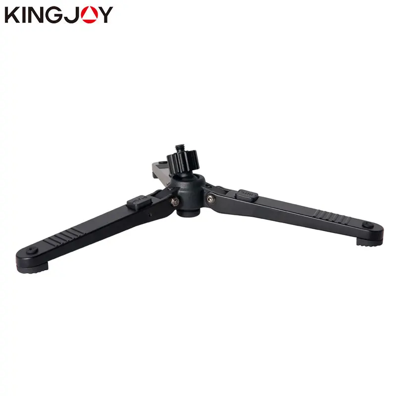 

KINGJOY Official M3 Professional Aluminum Mini Table Tripod Legs Monopod for Tripod Head Selfie Stick Extendable phone Camera
