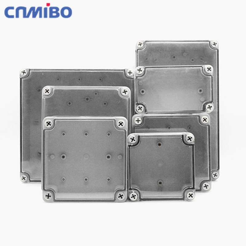 DIY ABS пластиковая водонепроницаемая распределительная коробка электрическая Прозрачная крышка распределительный Чехол Водонепроницаемая кабельная ветка 180*80*70 мм