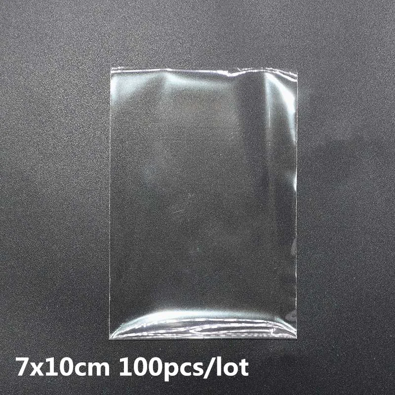 7x10cm Свадебные декоративные конфеты леденец печенье прозрачные Opp пластиковые пакеты Золотые Серебряные банты твист Галстуки Дети День рождения принадлежности - Цвет: 7x10cm