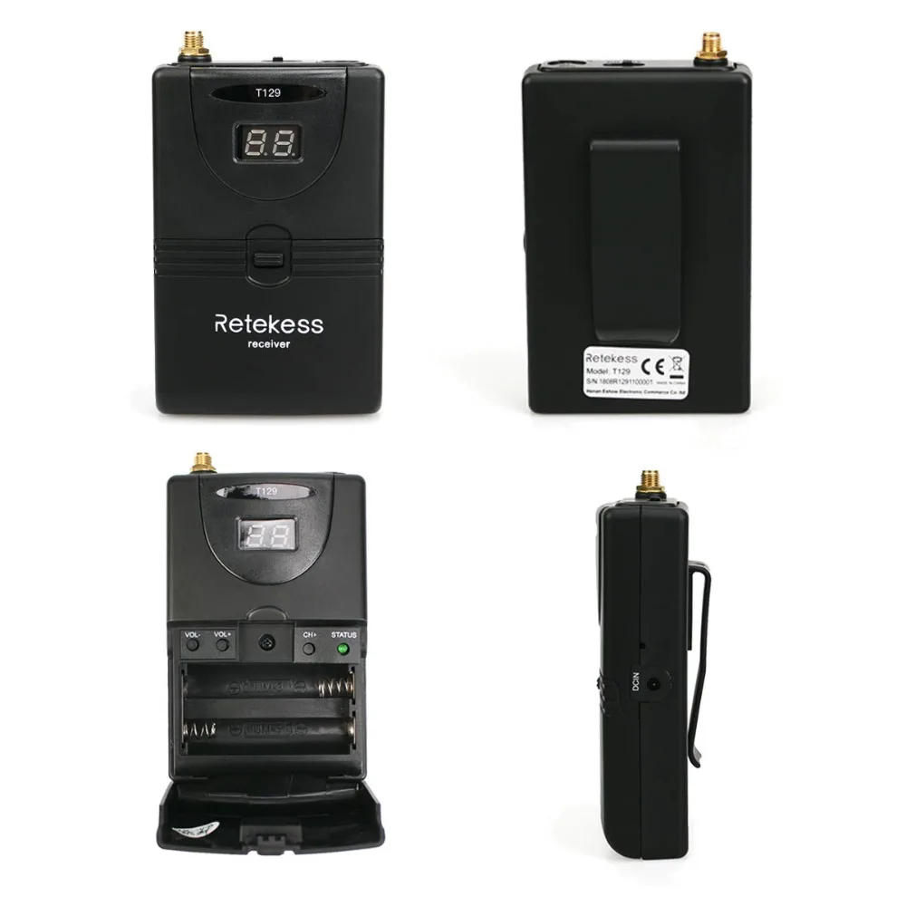 RETEKESS TP WIRELESS 2 4 GHz Цифровая беспроводная система гида для поездок на поезде туризма