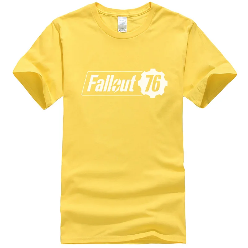 9 Игра Fallout 76 Футболка мужская повседневная Летняя футболка с короткими рукавами футболки из хлопка футболки высокого качества T267 - Цвет: 9