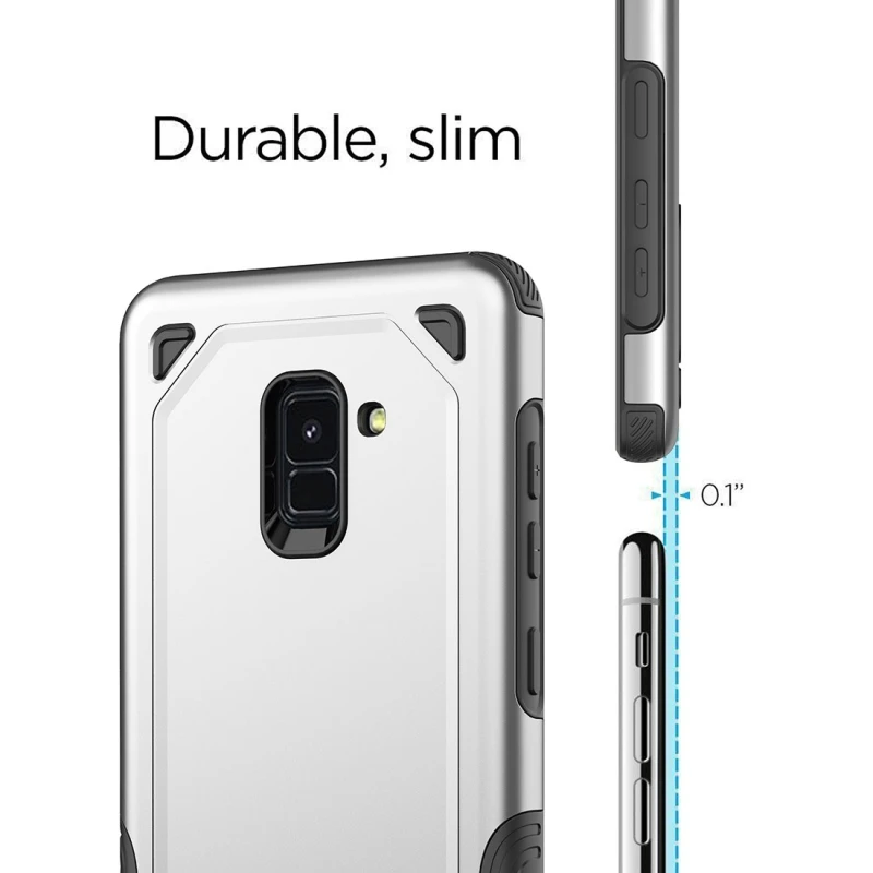 Противоударный прочный армированный защитный чехол для Samsung Galaxy A6 (2018)|Бамперы| |