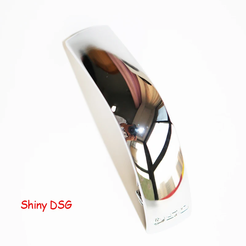 Shiny DAZOO матовая и блестящая DSG зубчатая головка аксессуары для гандбола зубчатая Ручка Крепление DSG ломтик для VW Passat CC Seat Leon Golf MK6 - Название цвета: Shiny