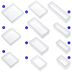 Силиконовая форма сделай сам квадратная прямоугольная акриловая зеркальная форма для украшения ювелирных изделий