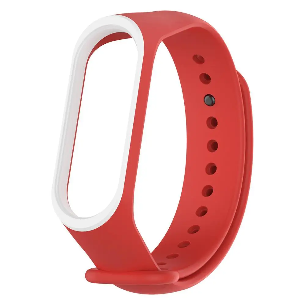 Двухцветный силиконовый сменный Браслет ремешок для часов MiBand 4 Mi Band 3 Xiaomi 4/3 умный