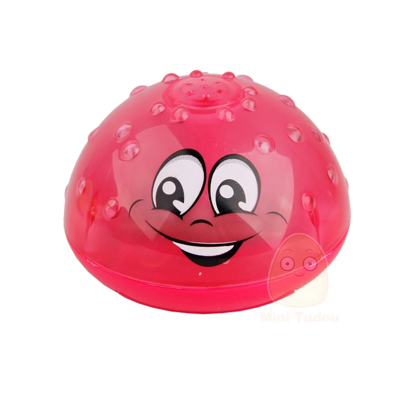 Red Water Ball Игрушки для ванной, светильник с распылителем, вращающийся с душевой кабиной, детские игрушки для детей, для малышей, для плавания, вечерние, для ванной, светодиодный светильник, игрушки - Цвет: Red Water Ball