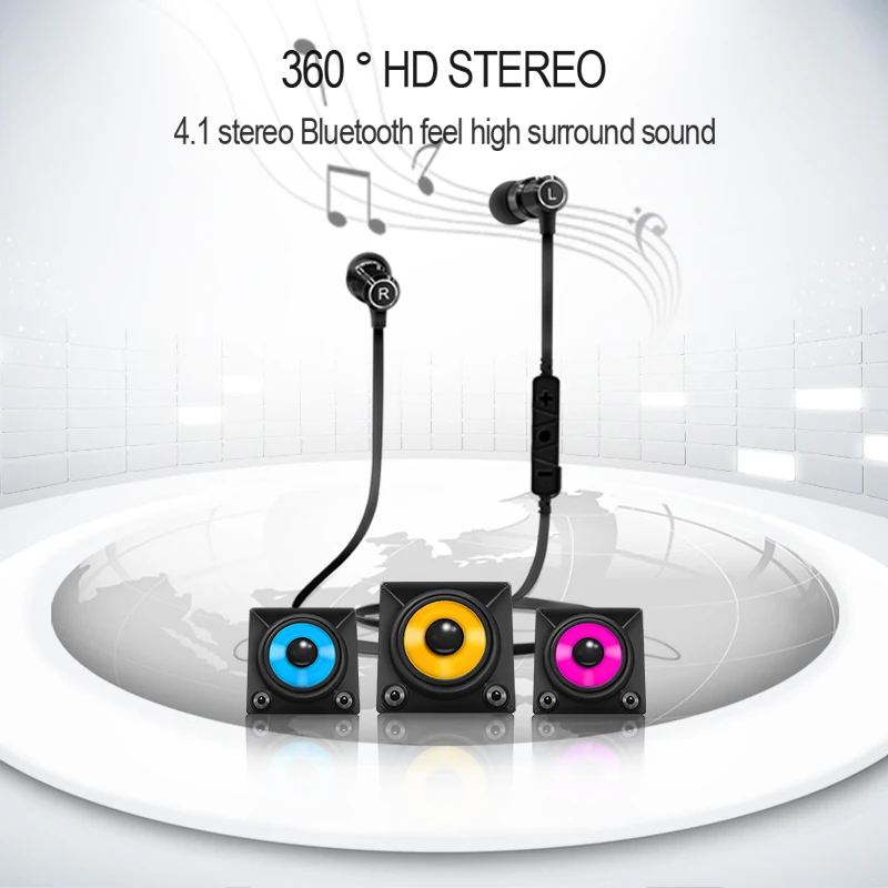 Bluetooth-наушники Sowak IPX4 с защитой от пота Спортивная стереогарнитура Bluetooth 4 1