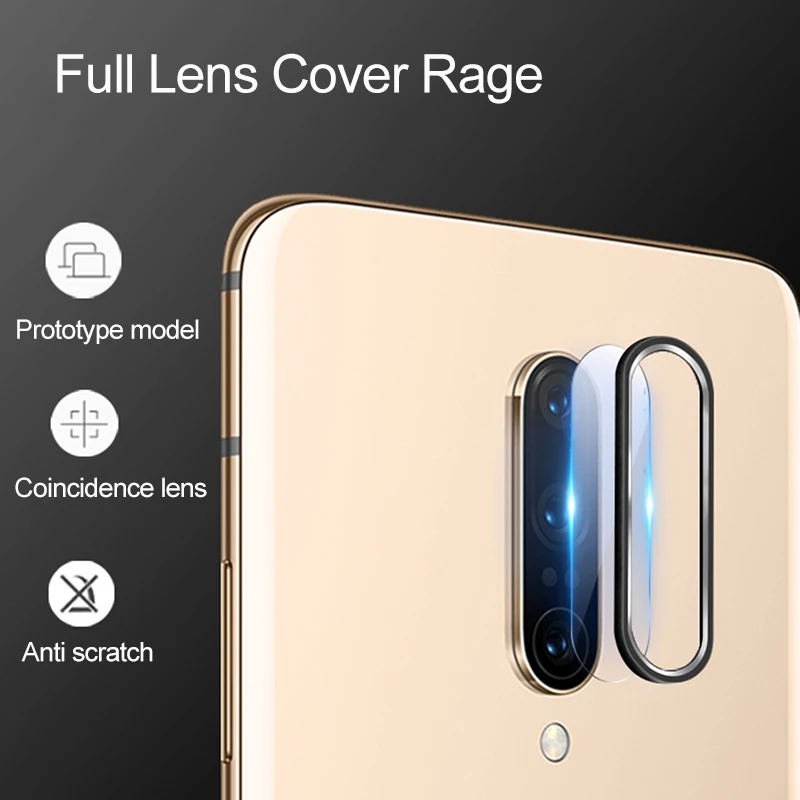 Закаленное стекло для объектива камеры для OnePlus 7 Pro 6T 6, чехол, Защитное стекло для экрана+ защитное кольцо для One Plus 7 6 T, пленка
