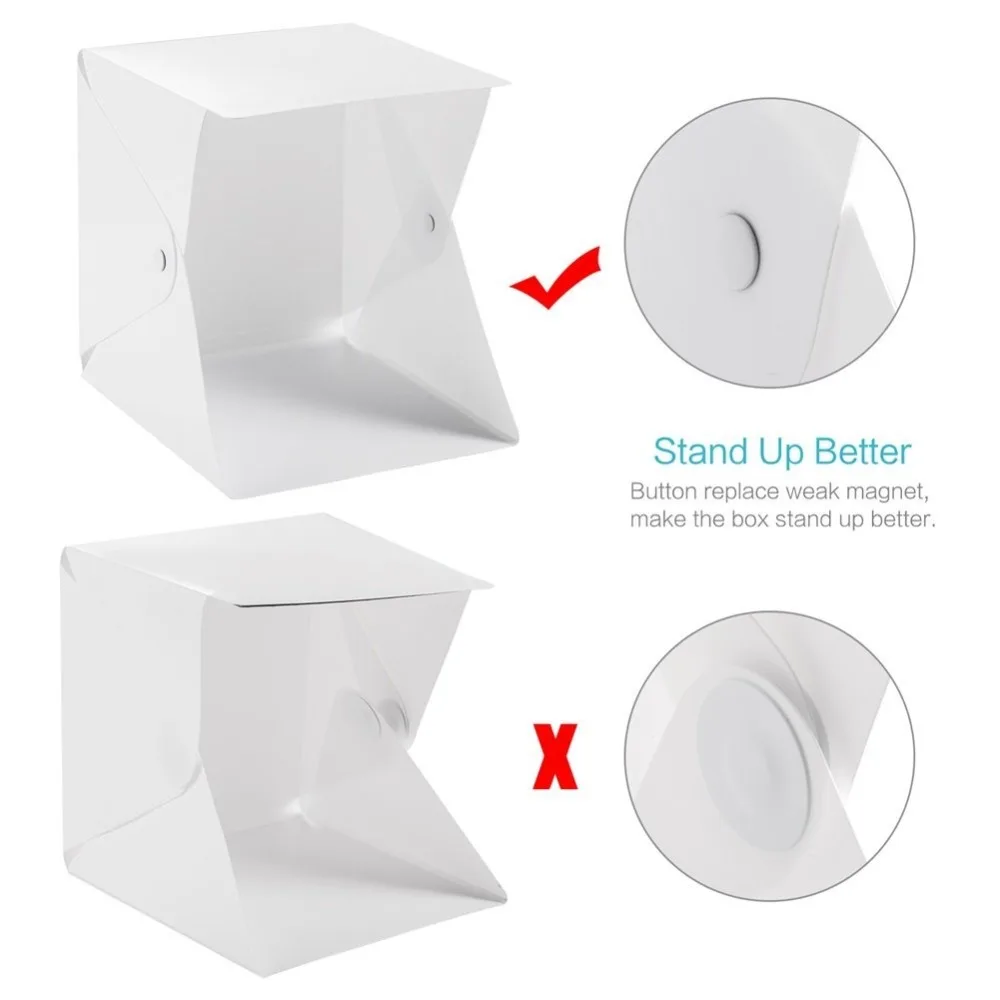 Складной мини светильник для фотостудии софтбокс светодиодный камеры фона со