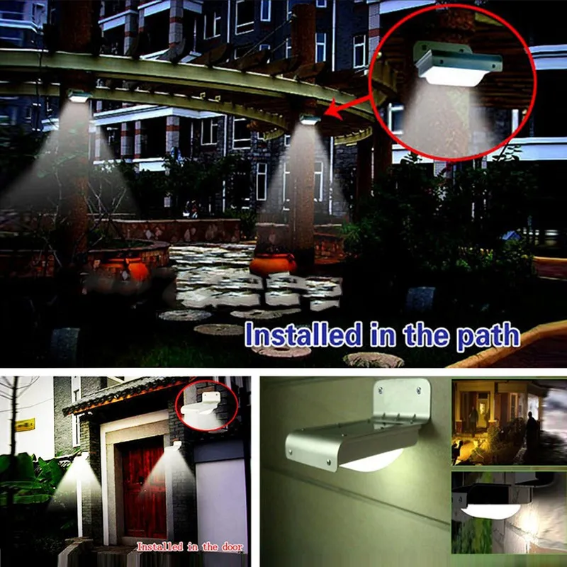 Солнечный светодиодный светильник уличный садовый s водонепроницаемый 16