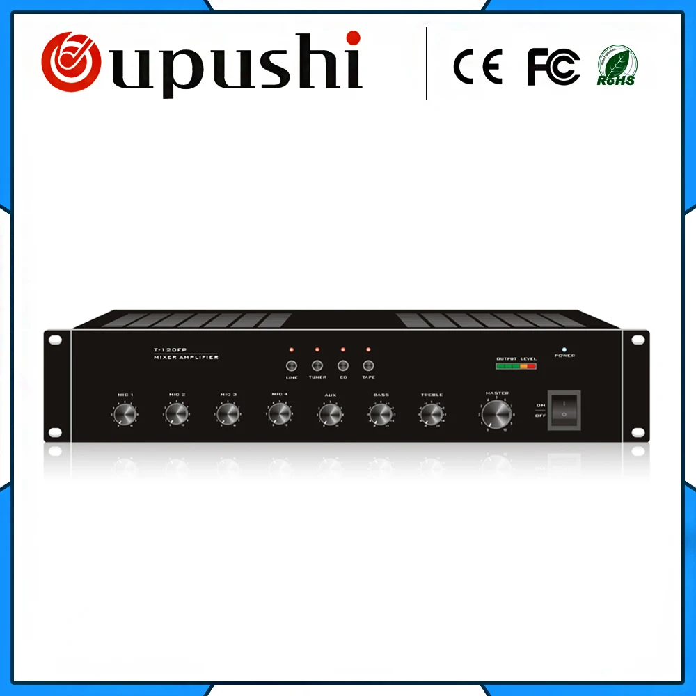 Усилитель Стерео Oupushi T60FP T120FP T240FP эхо усилитель для смешивания очень большой