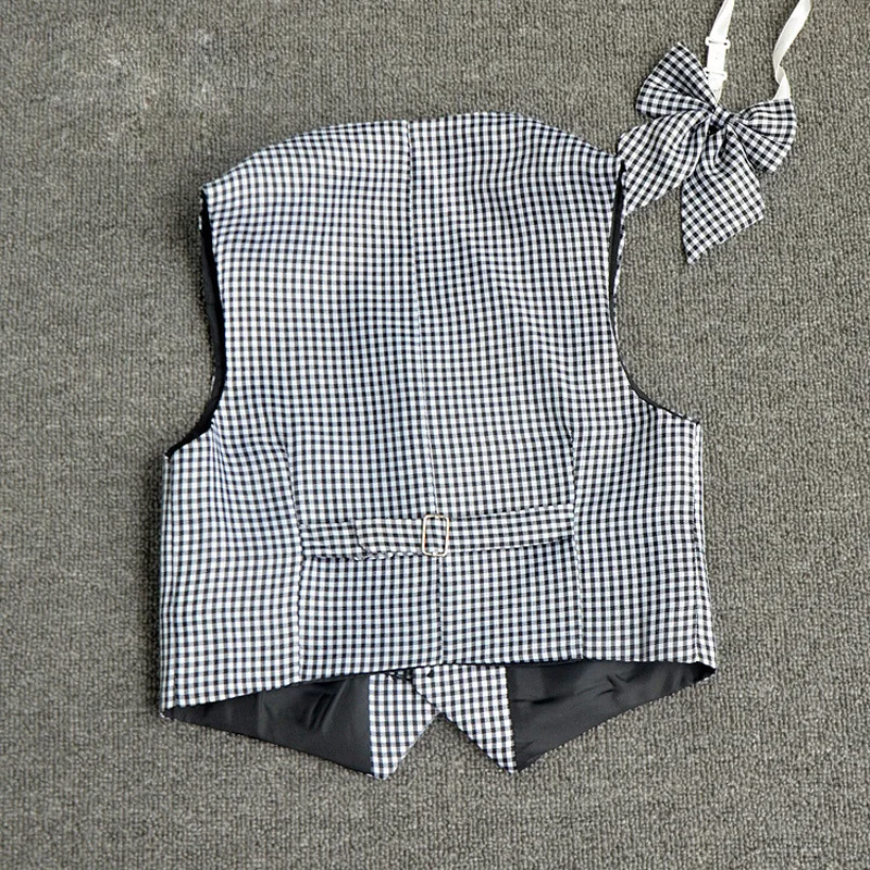 ActhInK/новый деловой жилет для мальчиков в английском стиле с цветами маленьких на