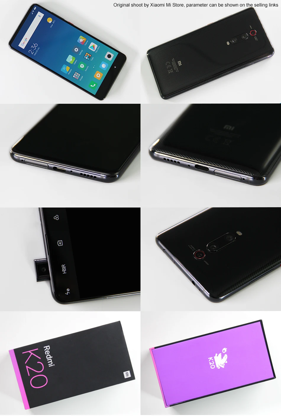 Смартфон Xiaomi Redmi K20, 8 ГБ ОЗУ, 256 Гб ПЗУ, Восьмиядерный процессор Snapdragon 730, 48 Мп+ 20 МП, 4000 мА/ч, зарядное устройство, 6,39 дюйма, полный экран