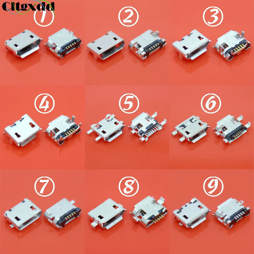 Cltgxdd 9 модель 5 pin 7pin планшетный ПК Micro USB разъем sockect порт зарядки V8 для Samsung Lenovo Huawei