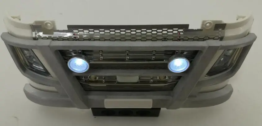 Средние сетки покрытие бампер светодиодные фонари для Tamiya 1/14 RC VOLVO FH16 6X4 грузовик лесовоз 8x8Globetrotter FH12 750 трактор комплект 56360