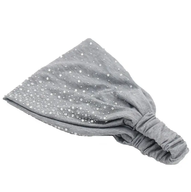 Женская широкая тканевая повязка на голову искусственная хлопчатобумажная