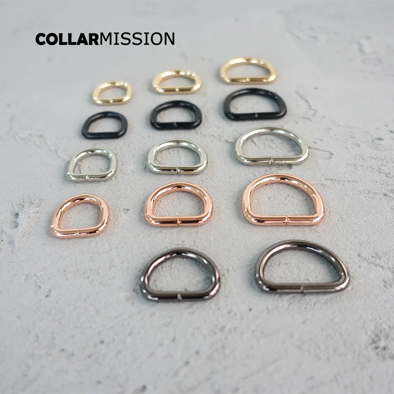 50pcs/lot Nickel plated D-Rings 25mm webbing strapping bags garment accessory retailing 15mm non welded metal flat Dee ring 20mm | Дом и сад
