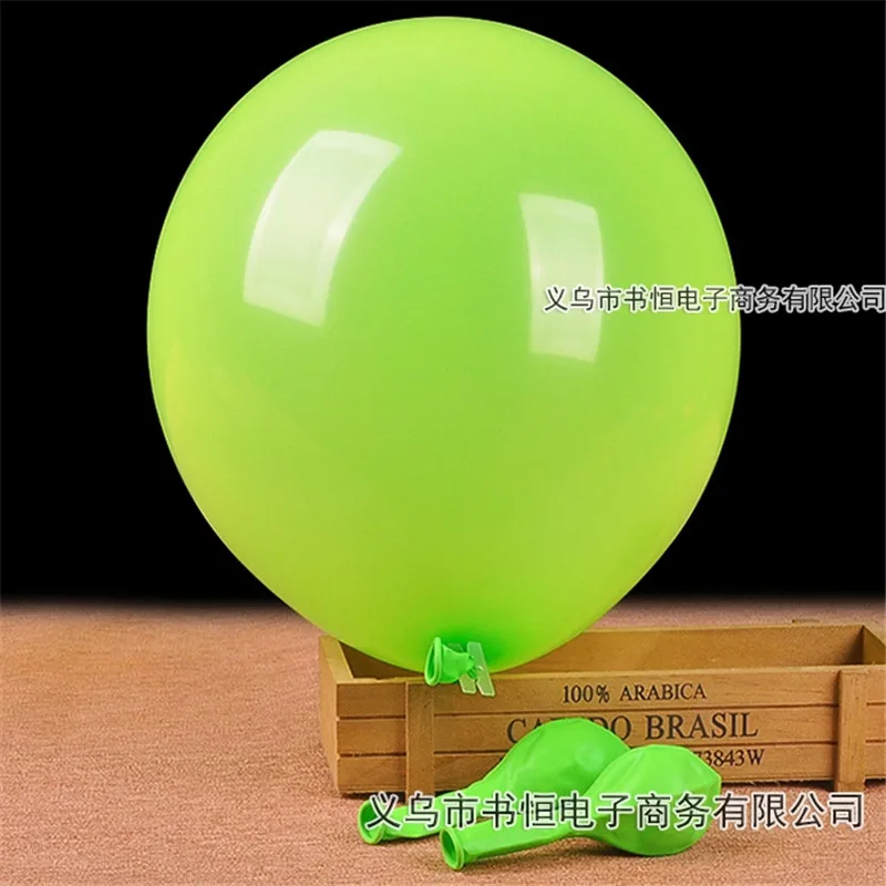 Apple Green Бирюзовый толстый 10 шт 12 дюймов толщиной 2,2 г свадебные украшения латексный шар с днем рождения надувной шар с гелием - Цвет: Apple Green