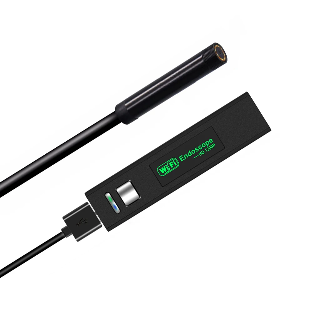 2/3. 5/5/7/10 м USB эндоскопа Камера HD 1200 P мягкие трубка Беспроводной Wi-Fi бороскоп видео
